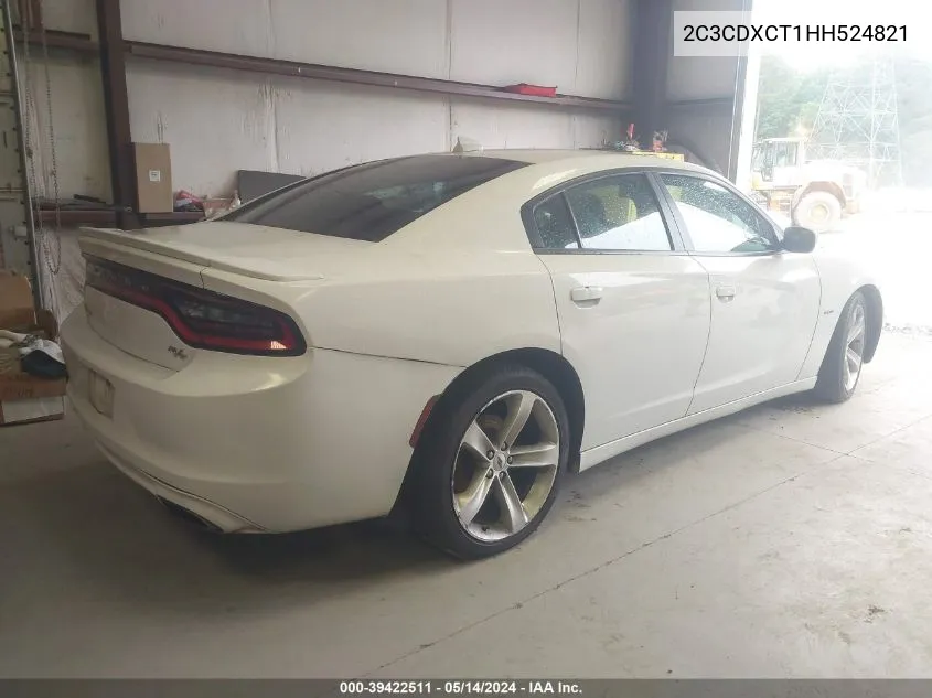 2C3CDXCT1HH524821 2017 Dodge Charger R/T Rwd