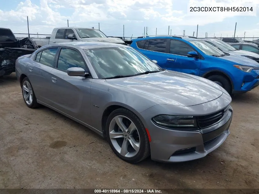 2C3CDXCT8HH562014 2017 Dodge Charger R/T Rwd