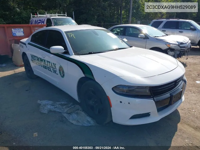 2017 Dodge Charger Police VIN: 2C3CDXAG9HH529089 Lot: 40155303