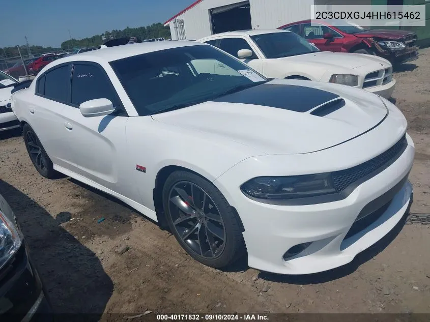 2017 Dodge Charger R/T Scat Pack Rwd VIN: 2C3CDXGJ4HH615462 Lot: 40171832