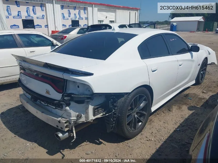 2017 Dodge Charger R/T Scat Pack Rwd VIN: 2C3CDXGJ4HH615462 Lot: 40171832