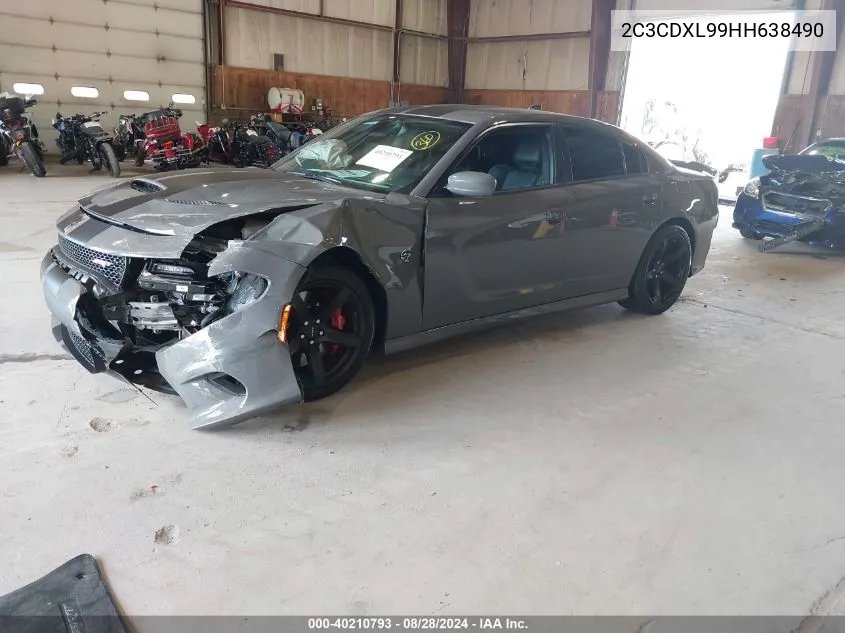 2017 Dodge Charger Srt Hellcat Rwd VIN: 2C3CDXL99HH638490 Lot: 40210793