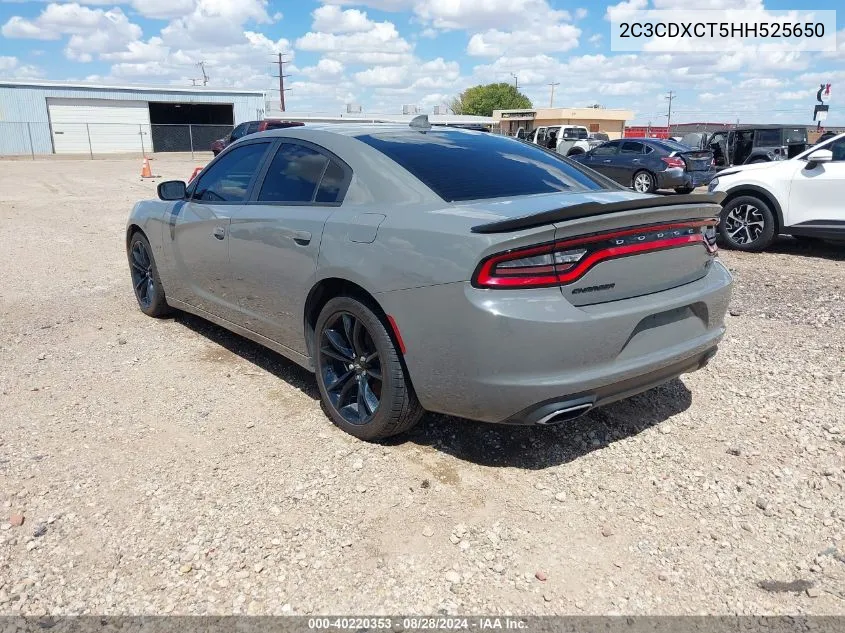 2C3CDXCT5HH525650 2017 Dodge Charger R/T Rwd