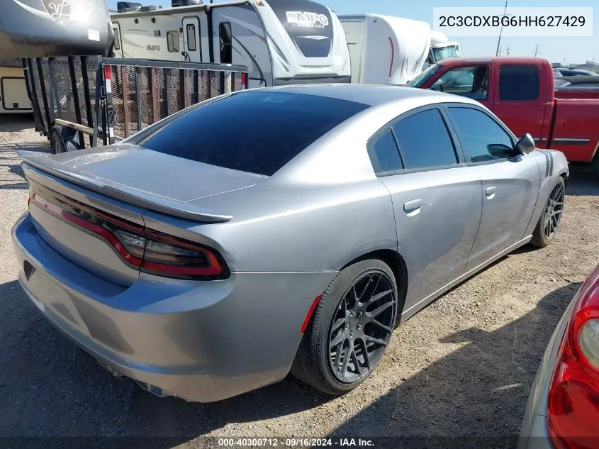 2017 Dodge Charger Se Rwd VIN: 2C3CDXBG6HH627429 Lot: 40300712