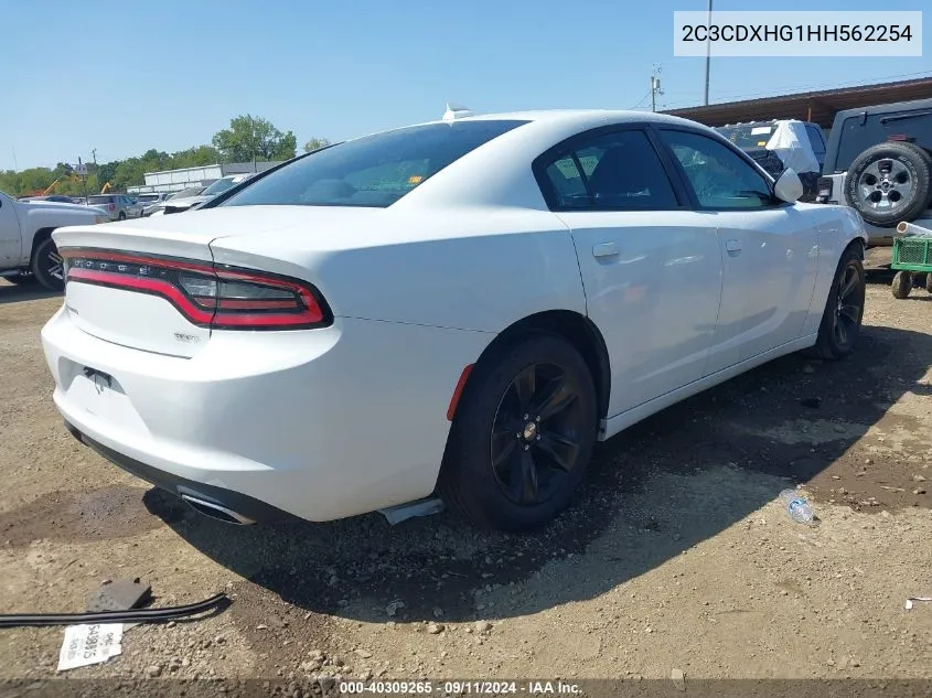 2C3CDXHG1HH562254 2017 Dodge Charger Sxt Rwd