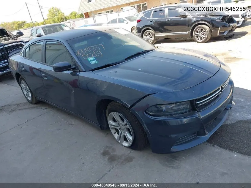 2C3CDXBGXHH546255 2017 Dodge Charger Se Rwd