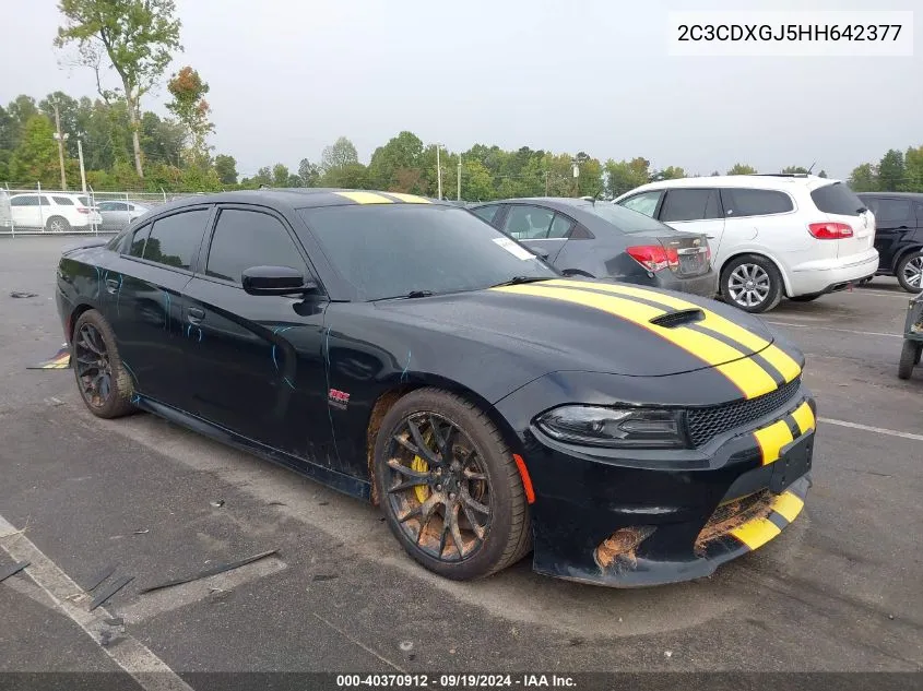 2C3CDXGJ5HH642377 2017 Dodge Charger R/T Scat Pack Rwd