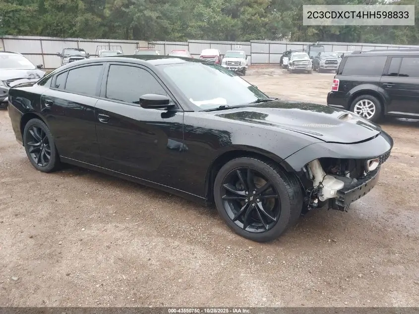 2C3CDXCT4HH598833 2017 Dodge Charger R/T Rwd