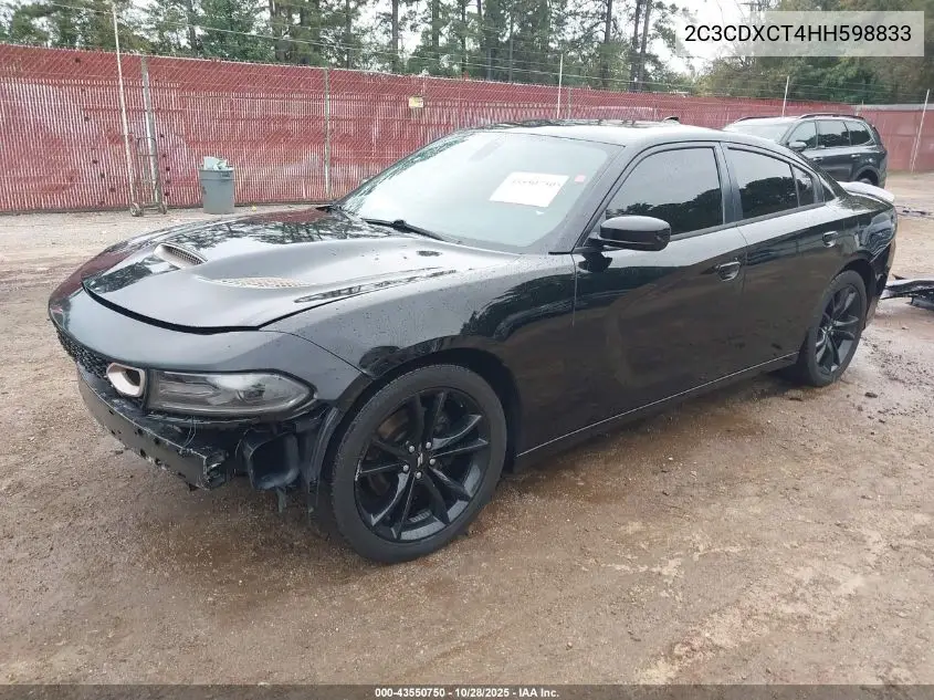 2C3CDXCT4HH598833 2017 Dodge Charger R/T Rwd