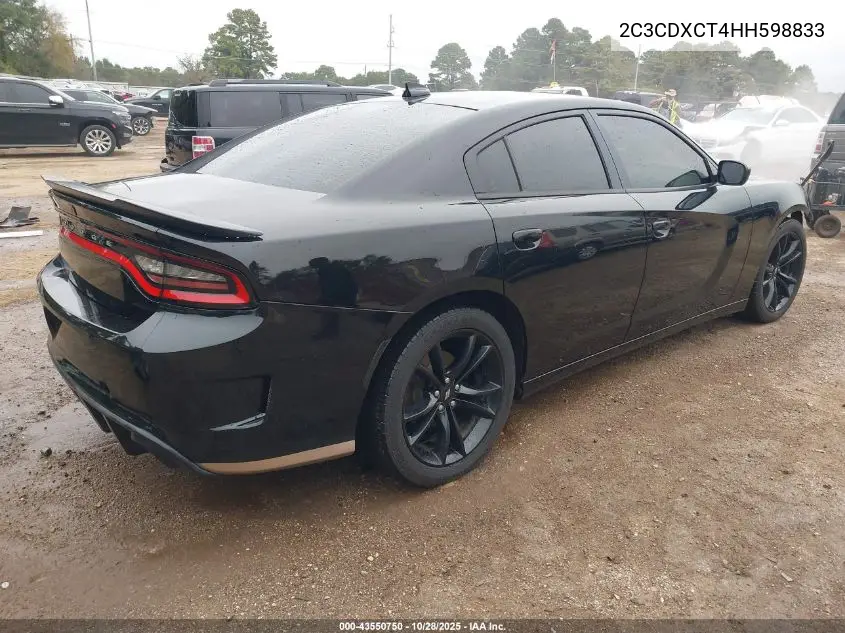 2C3CDXCT4HH598833 2017 Dodge Charger R/T Rwd