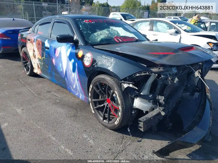 2C3CDXGJXHH643881 2017 Dodge Charger Daytona 392 Rwd