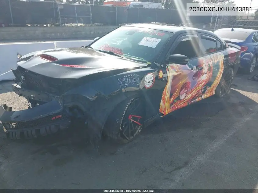 2C3CDXGJXHH643881 2017 Dodge Charger Daytona 392 Rwd