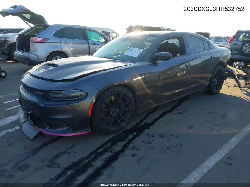 2C3CDXGJ3HH532752 2017 Dodge Charger Daytona 392 Rwd