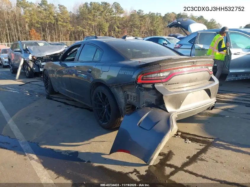 2C3CDXGJ3HH532752 2017 Dodge Charger Daytona 392 Rwd