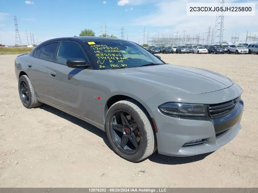 2018 Dodge Charger Gt VIN: 2C3CDXJG5JH225800 Lot: 12078202