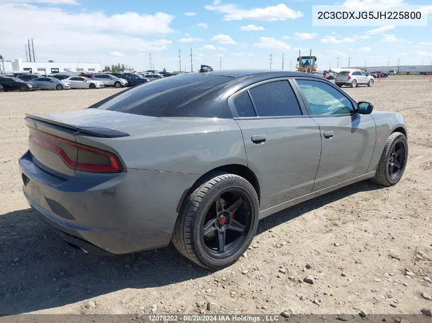 2018 Dodge Charger Gt VIN: 2C3CDXJG5JH225800 Lot: 12078202