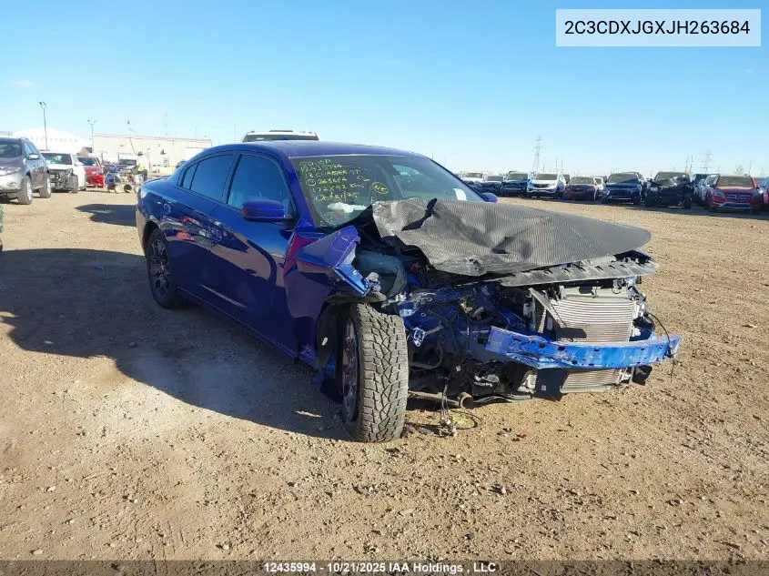 2C3CDXJGXJH263684 2018 Dodge Charger Gt