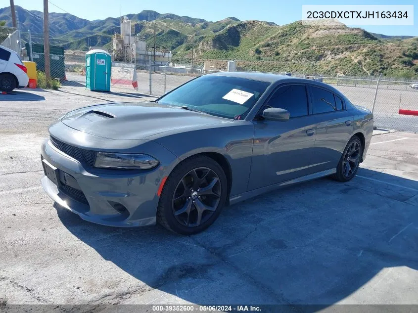 2C3CDXCTXJH163434 2018 Dodge Charger R/T Rwd