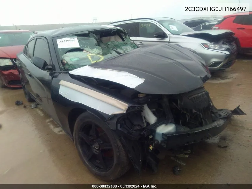 2C3CDXHG0JH166497 2018 Dodge Charger Sxt Plus Rwd