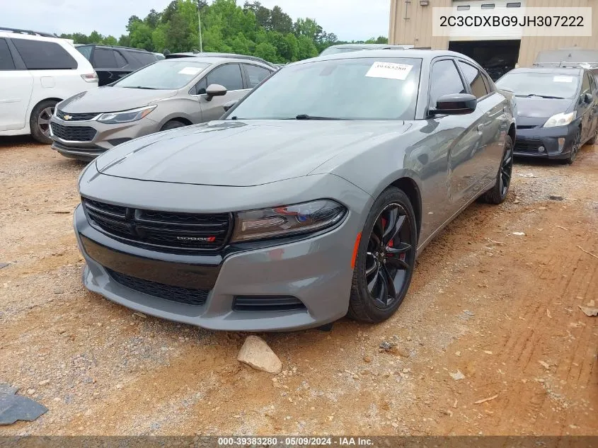 2018 Dodge Charger Sxt Rwd VIN: 2C3CDXBG9JH307222 Lot: 39383280