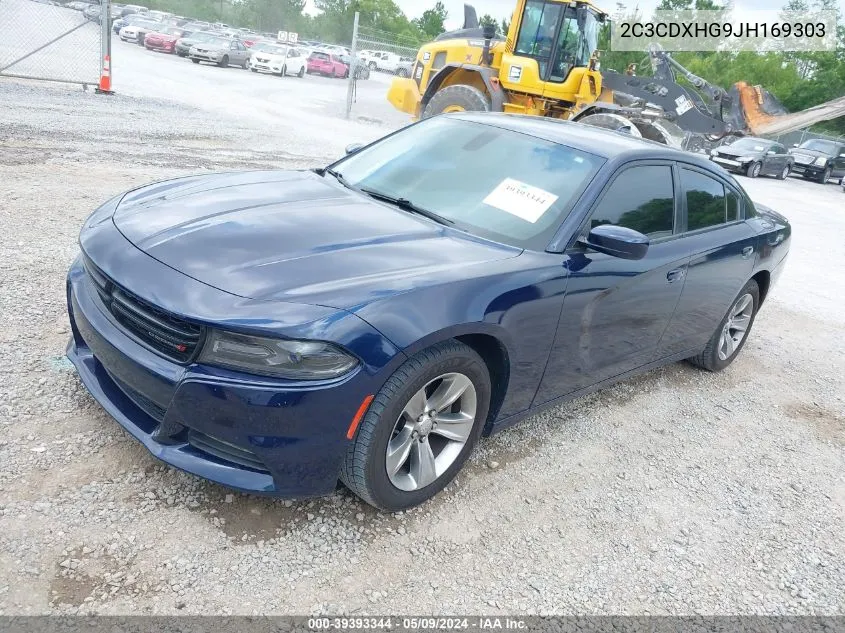 2018 Dodge Charger Sxt Plus Rwd VIN: 2C3CDXHG9JH169303 Lot: 39393344