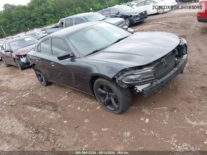 2018 Dodge Charger Sxt Rwd VIN: 2C3CDXBG8JH185095 Lot: 39412224