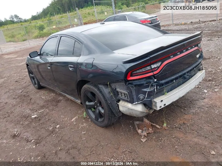 2C3CDXBG8JH185095 2018 Dodge Charger Sxt Rwd