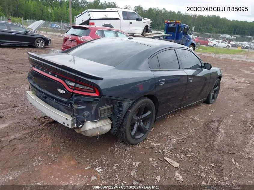 2C3CDXBG8JH185095 2018 Dodge Charger Sxt Rwd