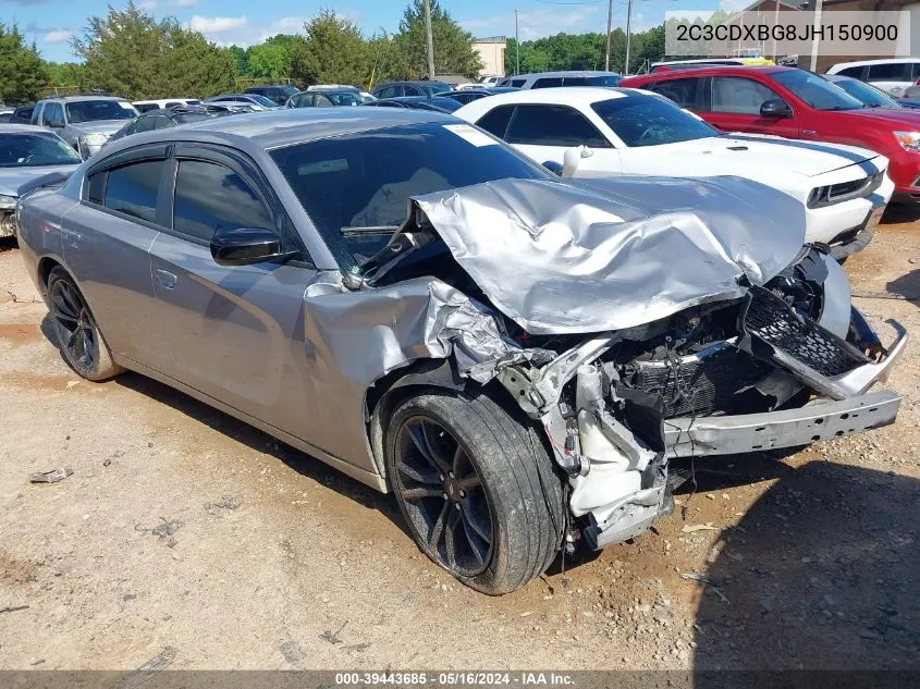 2C3CDXBG8JH150900 2018 Dodge Charger Sxt Rwd