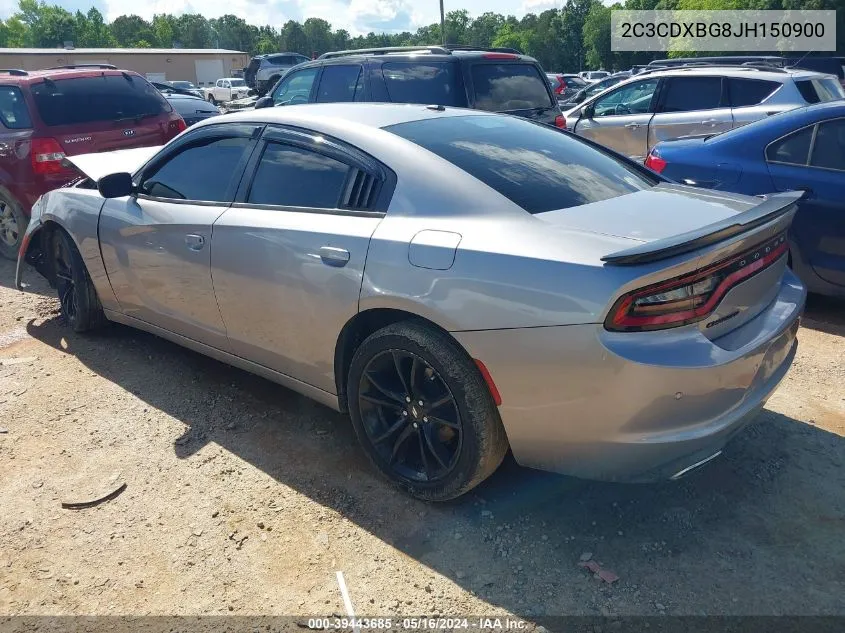 2018 Dodge Charger Sxt Rwd VIN: 2C3CDXBG8JH150900 Lot: 39443685