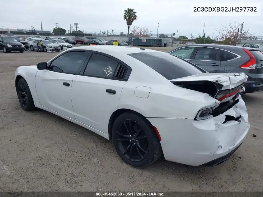 2C3CDXBG2JH297732 2018 Dodge Charger Sxt Rwd