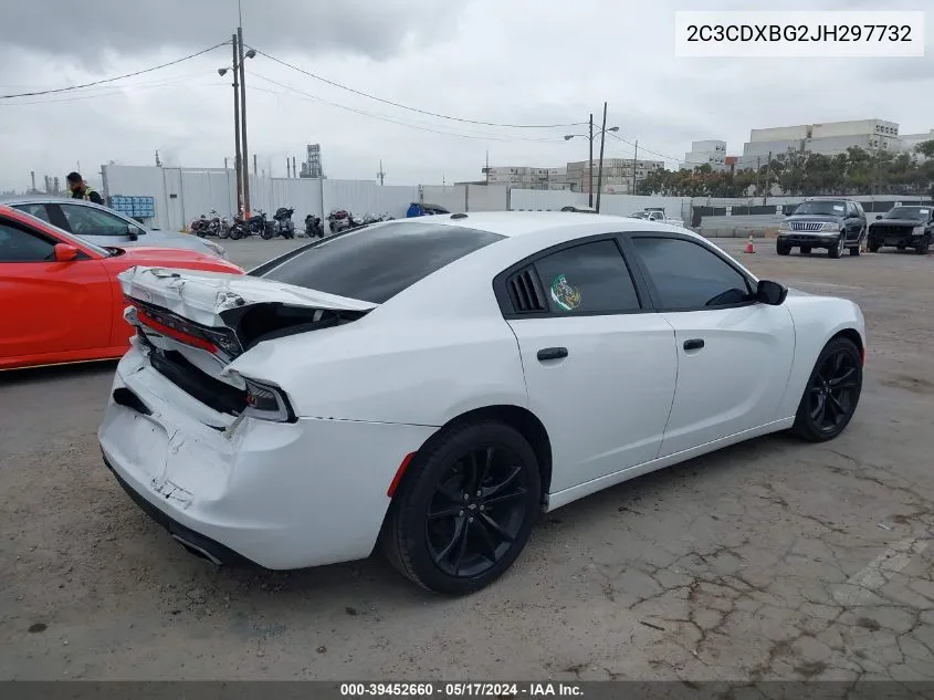 2018 Dodge Charger Sxt Rwd VIN: 2C3CDXBG2JH297732 Lot: 39452660