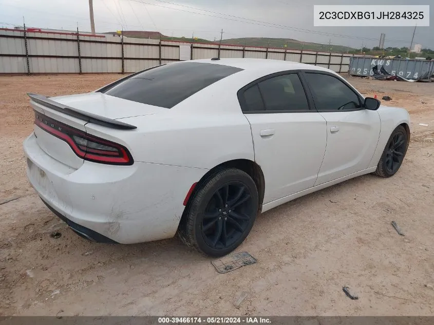 2C3CDXBG1JH284325 2018 Dodge Charger Sxt Rwd