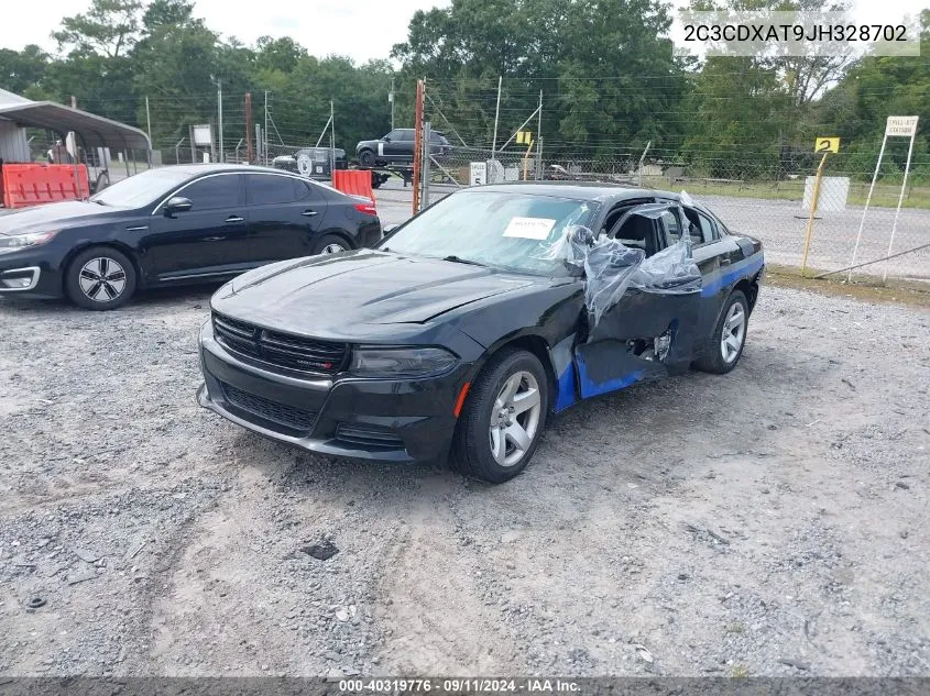 2018 Dodge Charger Police VIN: 2C3CDXAT9JH328702 Lot: 40319776