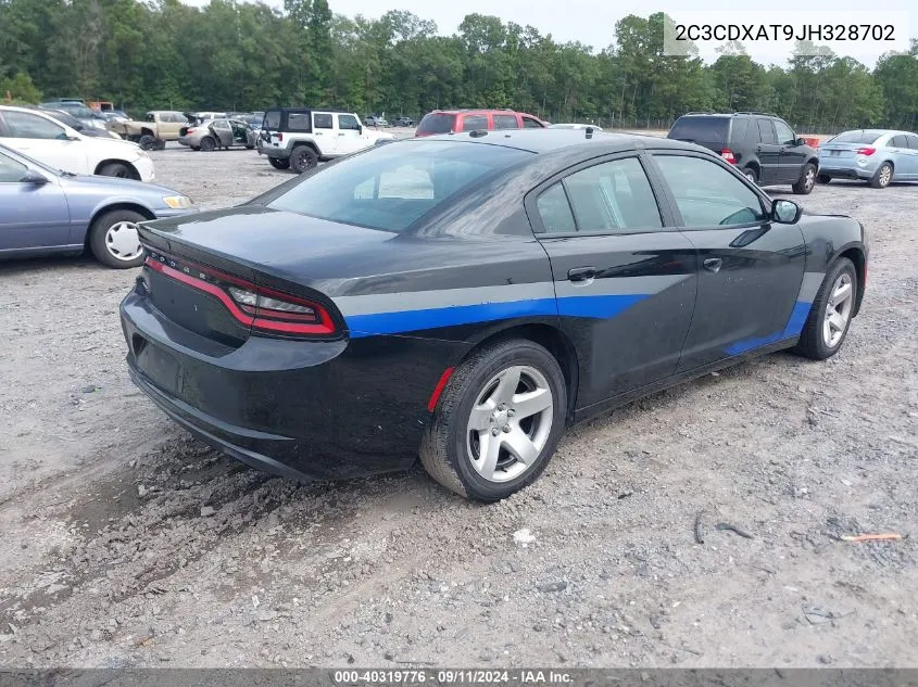 2018 Dodge Charger Police VIN: 2C3CDXAT9JH328702 Lot: 40319776