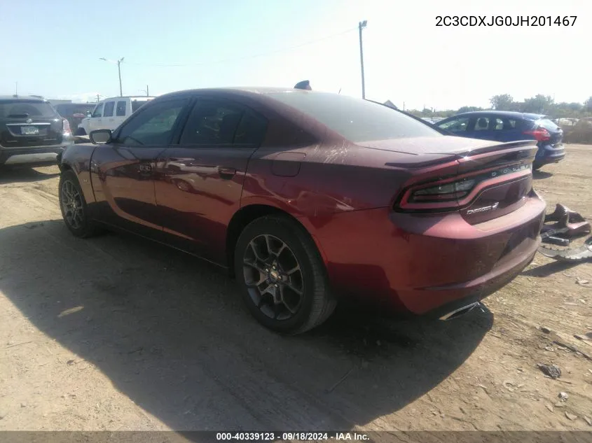 2018 Dodge Charger Gt Awd VIN: 2C3CDXJG0JH201467 Lot: 40339123