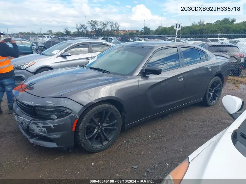 2C3CDXBG2JH335718 2018 Dodge Charger Sxt Rwd