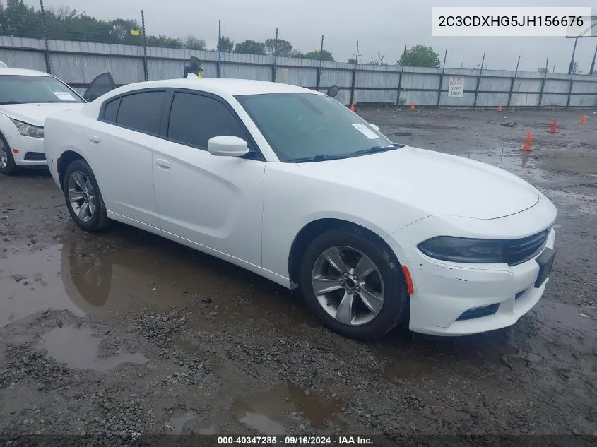 2C3CDXHG5JH156676 2018 Dodge Charger Sxt Plus Rwd