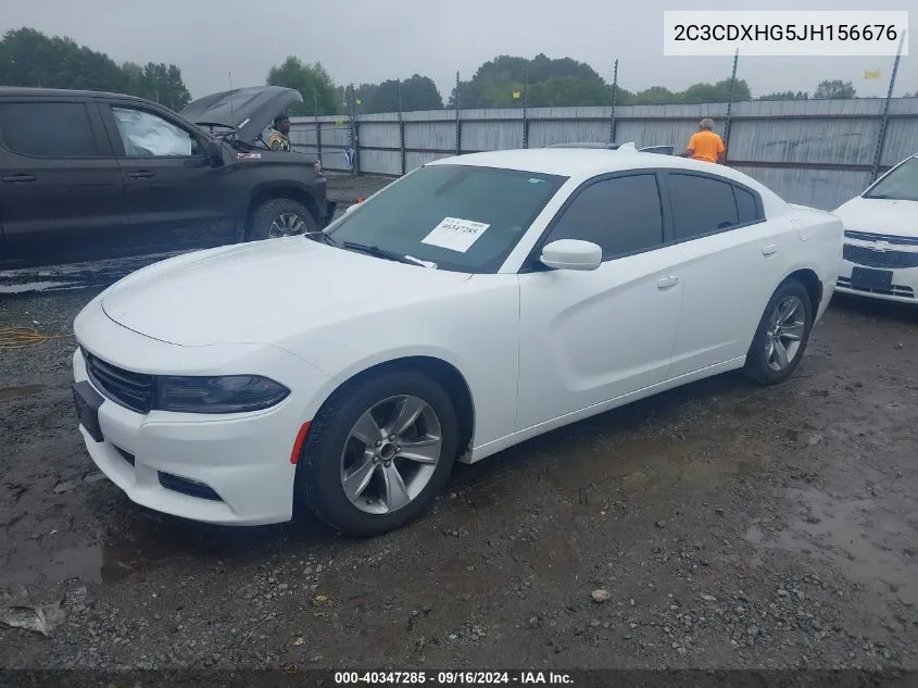 2C3CDXHG5JH156676 2018 Dodge Charger Sxt Plus Rwd