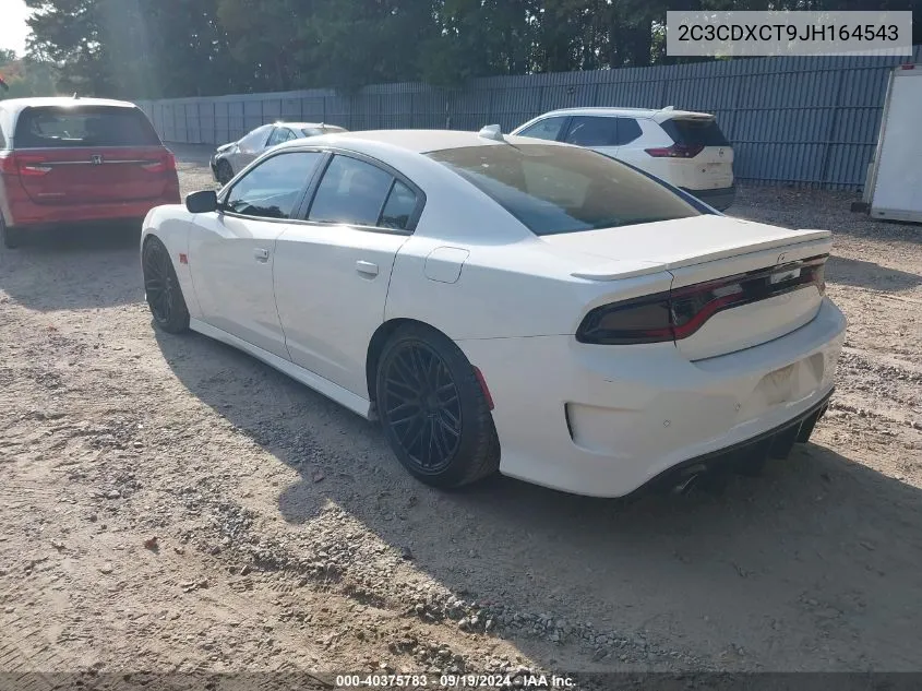 2018 Dodge Charger R/T Rwd VIN: 2C3CDXCT9JH164543 Lot: 40375783