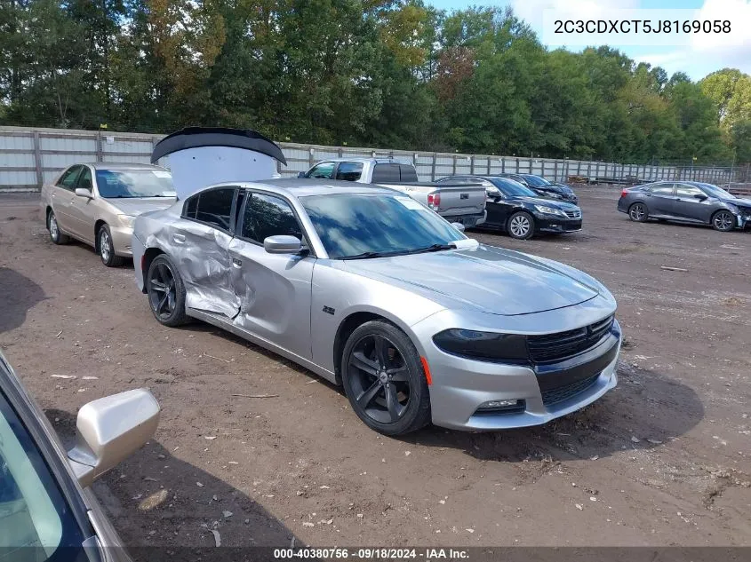 2018 Dodge Charger Daytona Rwd/R/T Rwd VIN: 2C3CDXCT5J8169058 Lot: 40380756