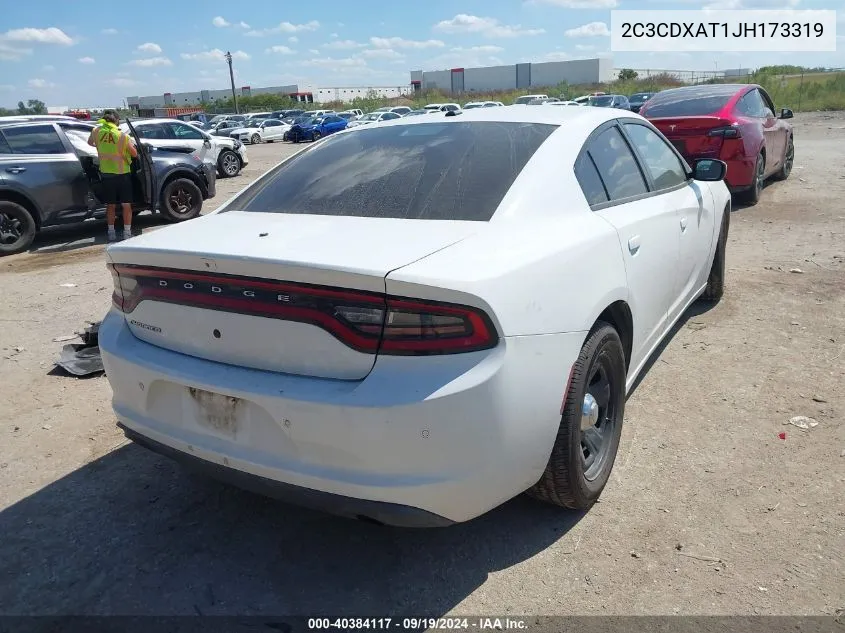 2018 Dodge Charger Police Rwd VIN: 2C3CDXAT1JH173319 Lot: 40384117