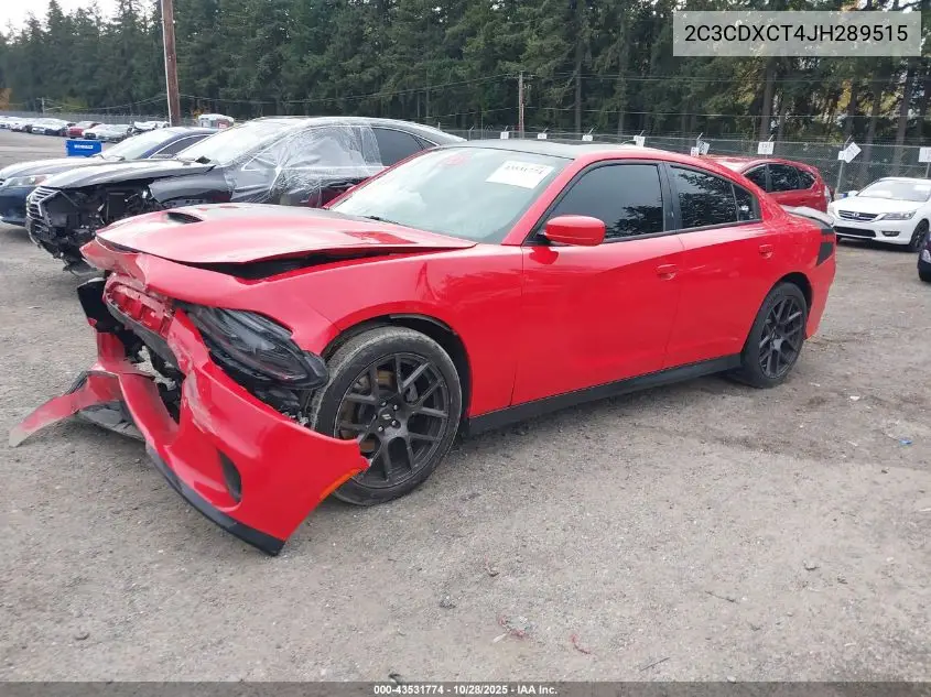 2C3CDXCT4JH289515 2018 Dodge Charger Daytona Rwd