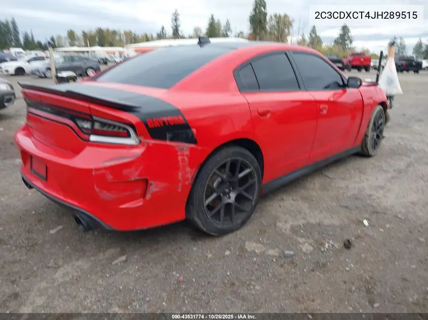 2C3CDXCT4JH289515 2018 Dodge Charger Daytona Rwd