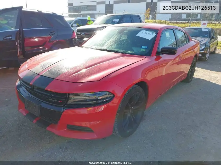 2C3CDXBG2JH126513 2018 Dodge Charger Sxt Rwd