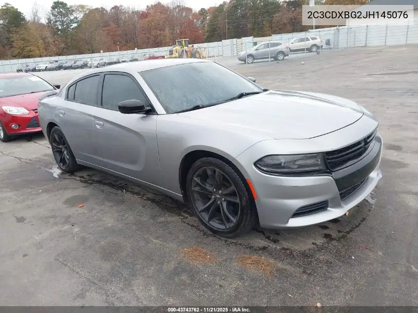2C3CDXBG2JH145076 2018 Dodge Charger Sxt Rwd