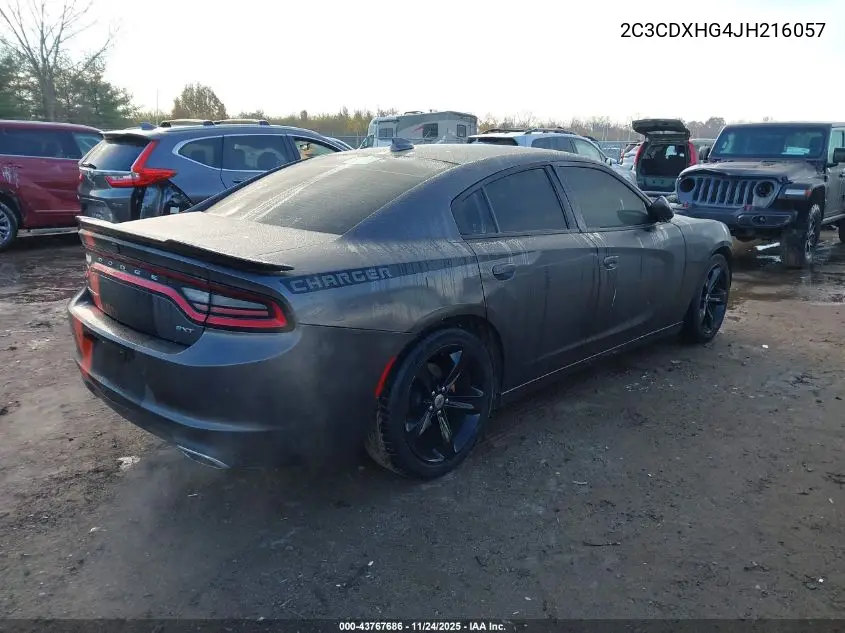 2C3CDXHG4JH216057 2018 Dodge Charger Sxt Plus Rwd