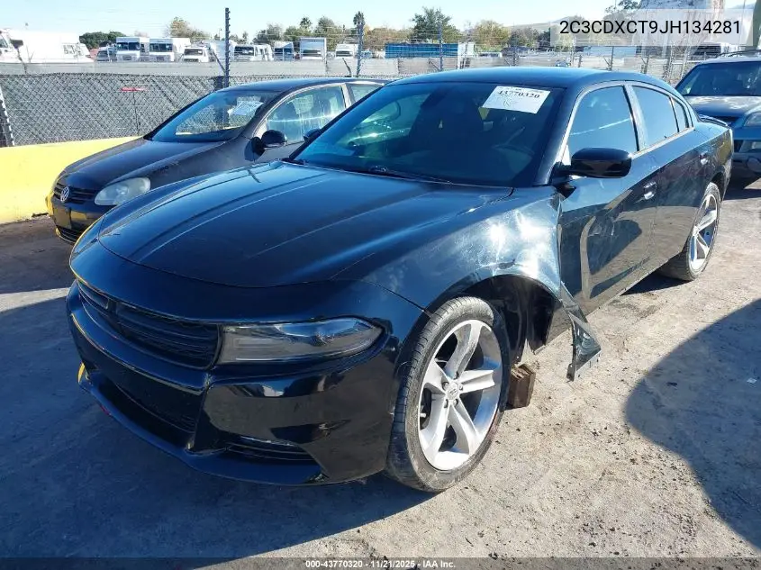 2C3CDXCT9JH134281 2018 Dodge Charger R/T Rwd