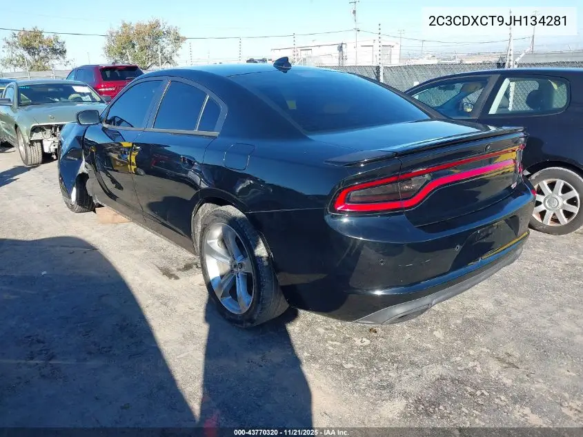 2C3CDXCT9JH134281 2018 Dodge Charger R/T Rwd