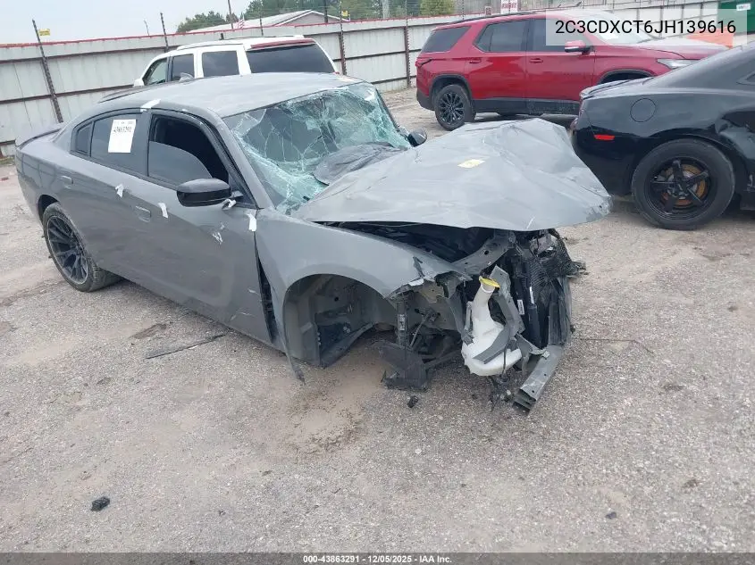 2C3CDXCT6JH139616 2018 Dodge Charger R/T Rwd